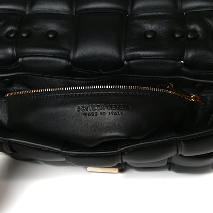 Bottega Veneta Lambskin Maxi Intreccio Padded Chain Cassette Crossbody Bag Black 6 of 13