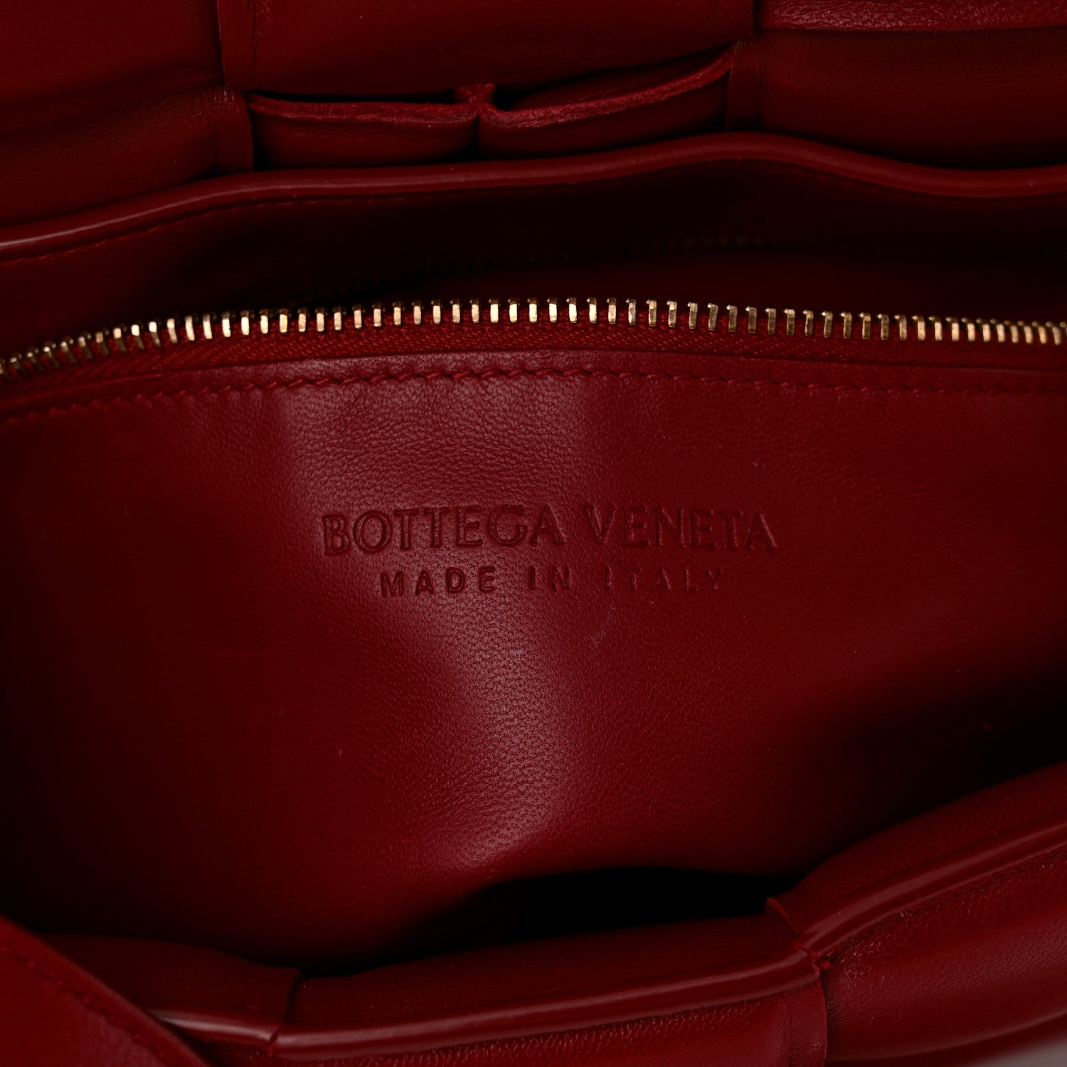 Bottega Veneta Nappa Maxi Intreccio Padded Cassette Crossbody Bag Dark Red 6 of 14