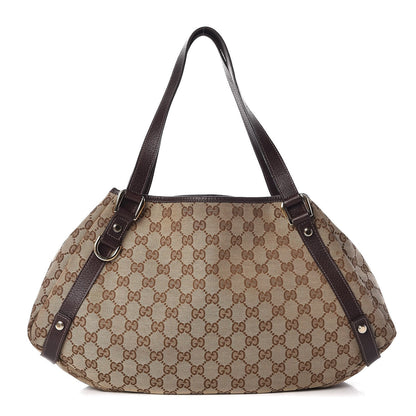 Gucci Monogram Medium Abbey Shoulder Bag Dark Brown 1 of 11