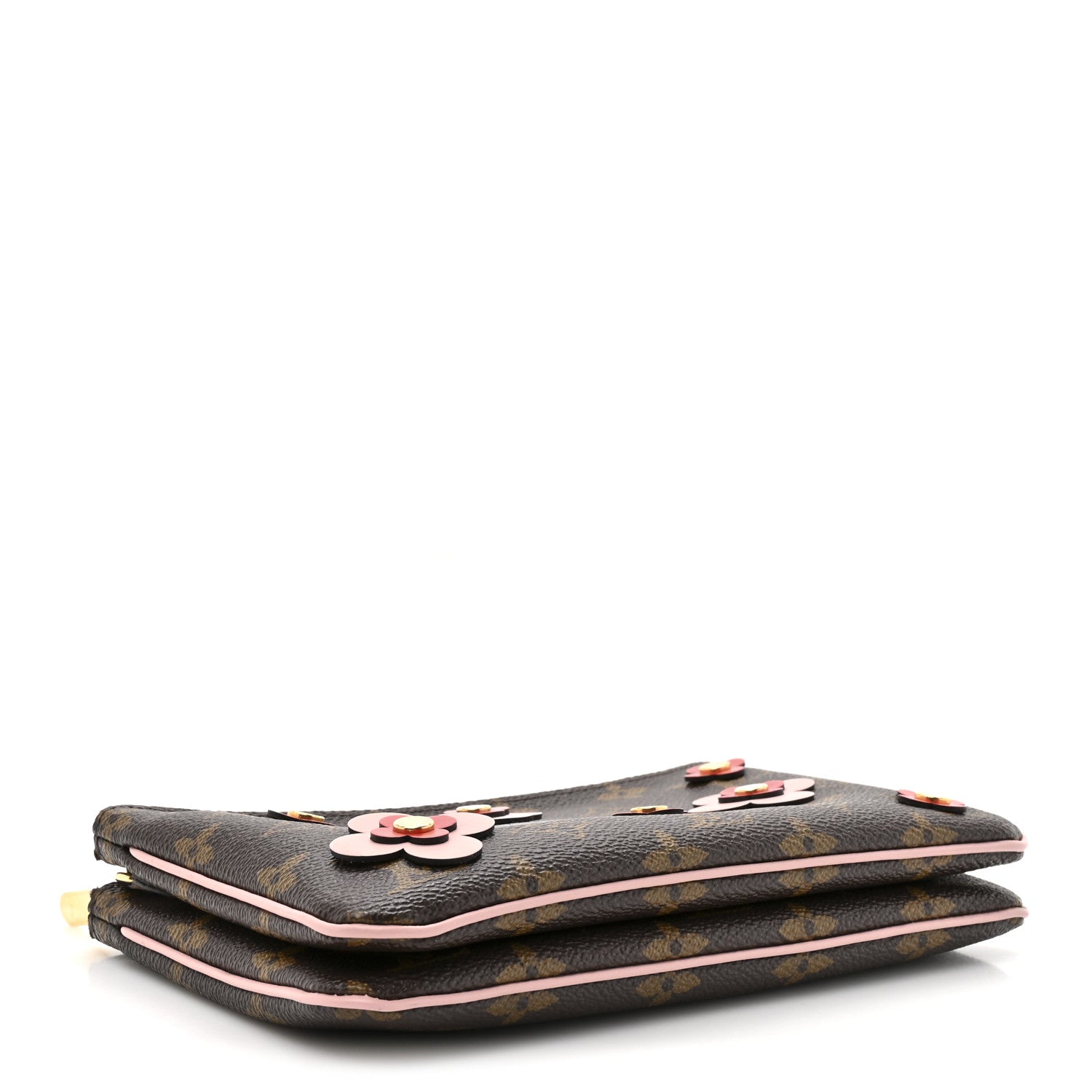 Louis Vuitton Monogram Blooming Flowers Double Zip Pochette