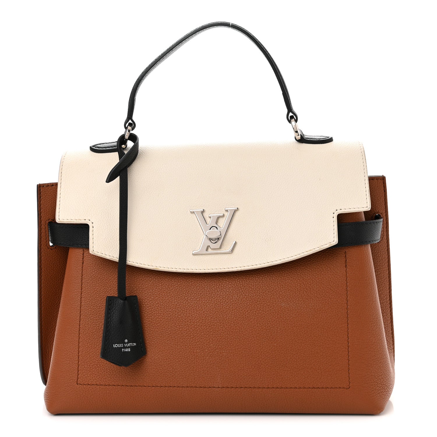 Louis Vuitton Soft Calfskin Lockme Ever BB Carmel Quartz Black 1 of 16