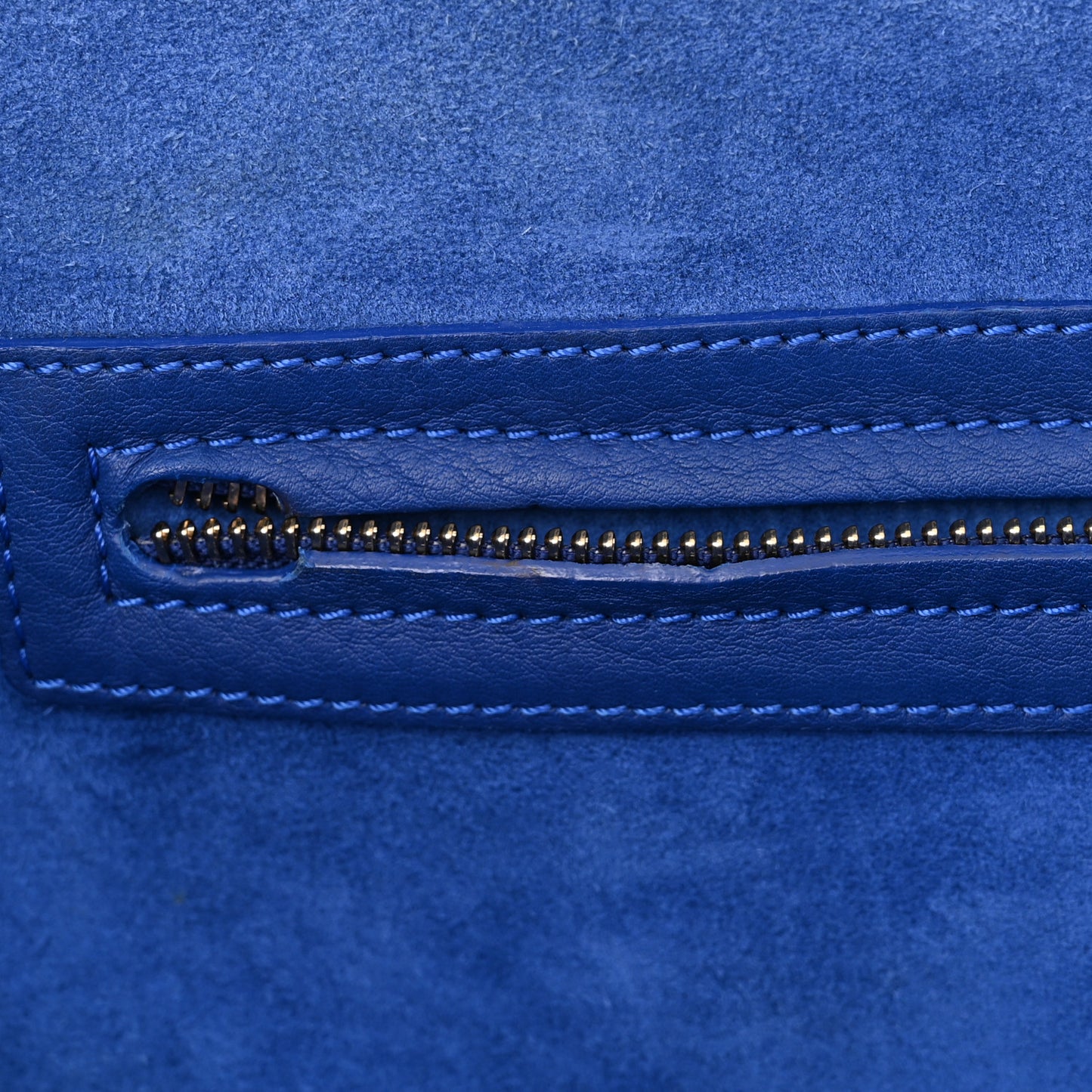 Supple Calfskin Medium Phantom Luggage Royal Blue