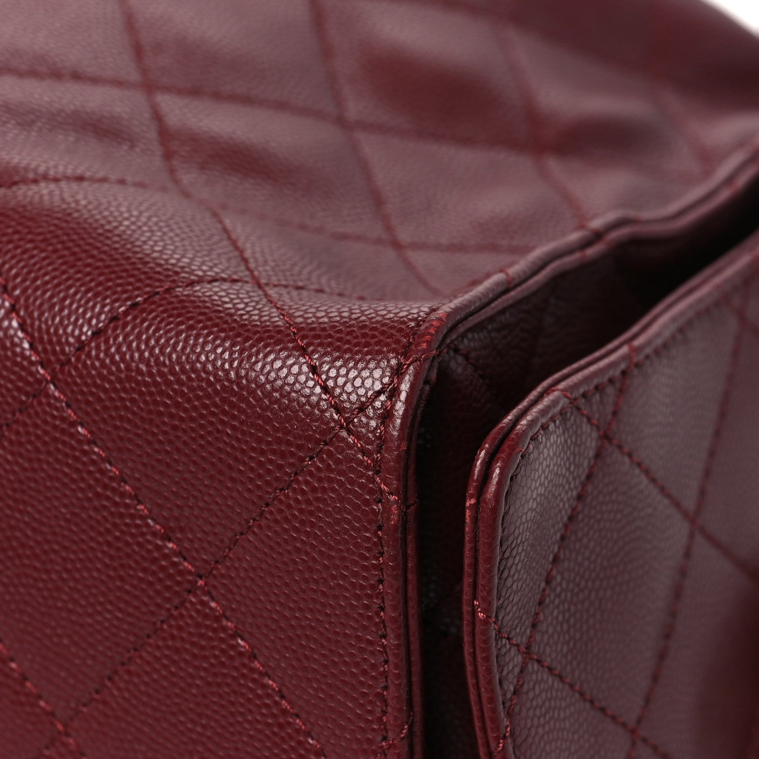 Chanel Caviar Quilted Medium Chanel 25 Handbag Burgundy 11 of 13