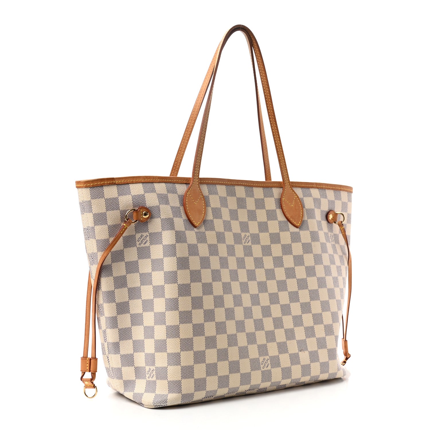 Louis Vuitton Damier Azur Neverfull MM 3 of 16