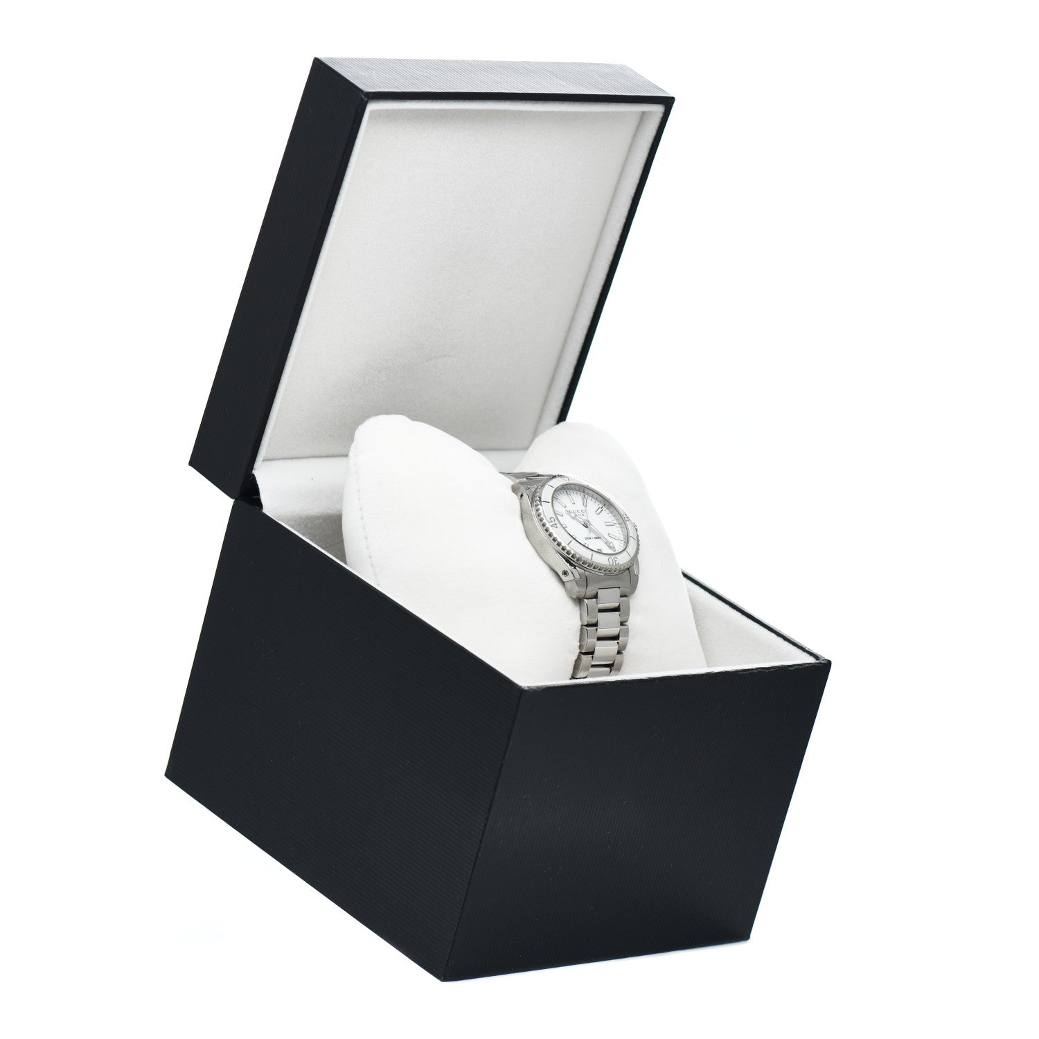 Gucci Stainless Steel 32mm Dive Quartz Watch White 5 of 5