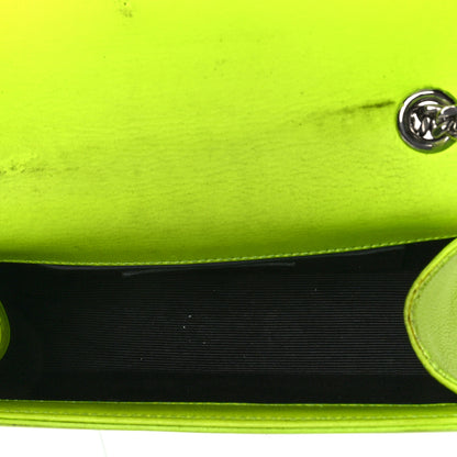 Saint Laurent Smooth Calfskin Small Monogram Kate Satchel Neon Yellow 5 of 16