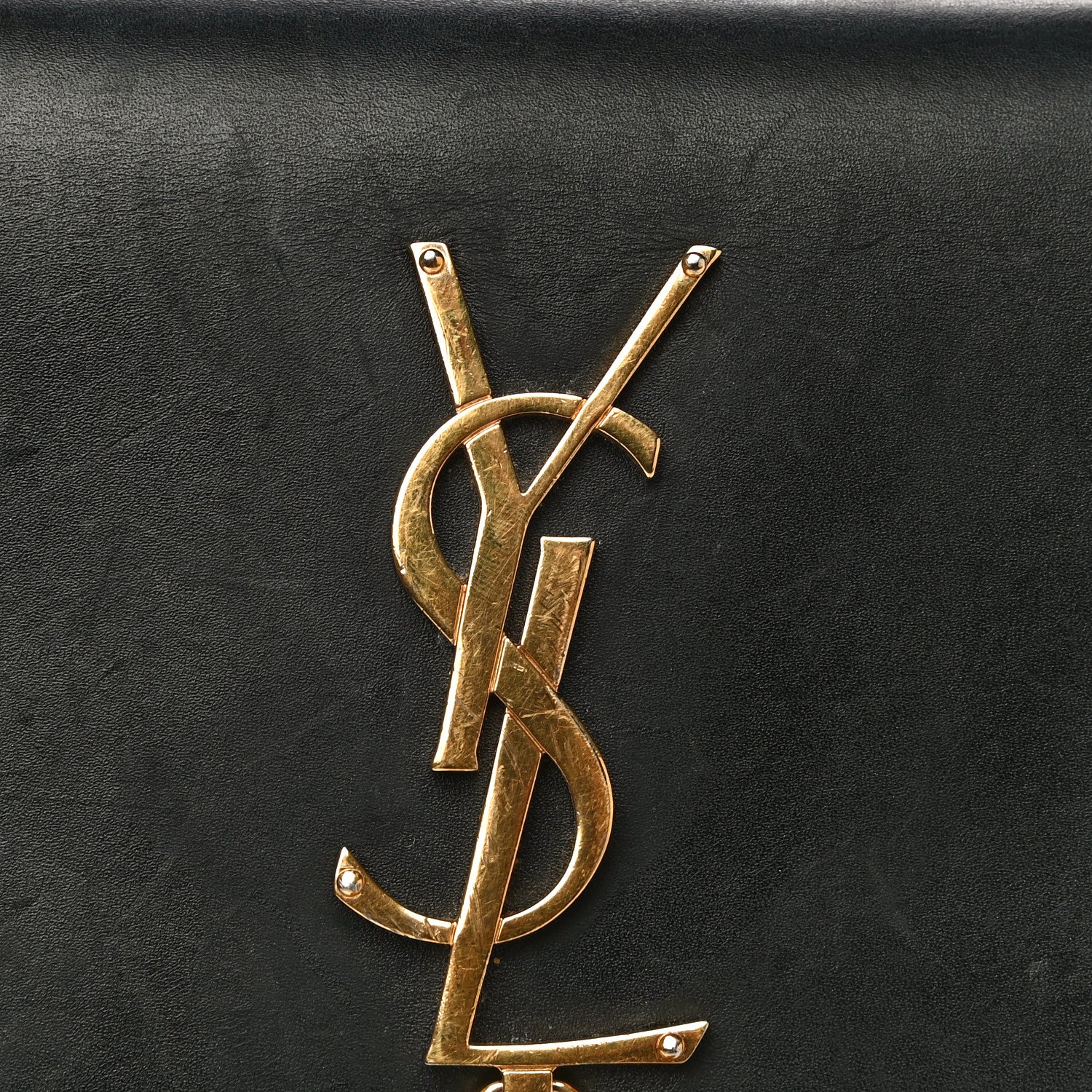 Saint Laurent Calfskin Small Classic Monogram Kate Tassel Satchel Black 17 of 26