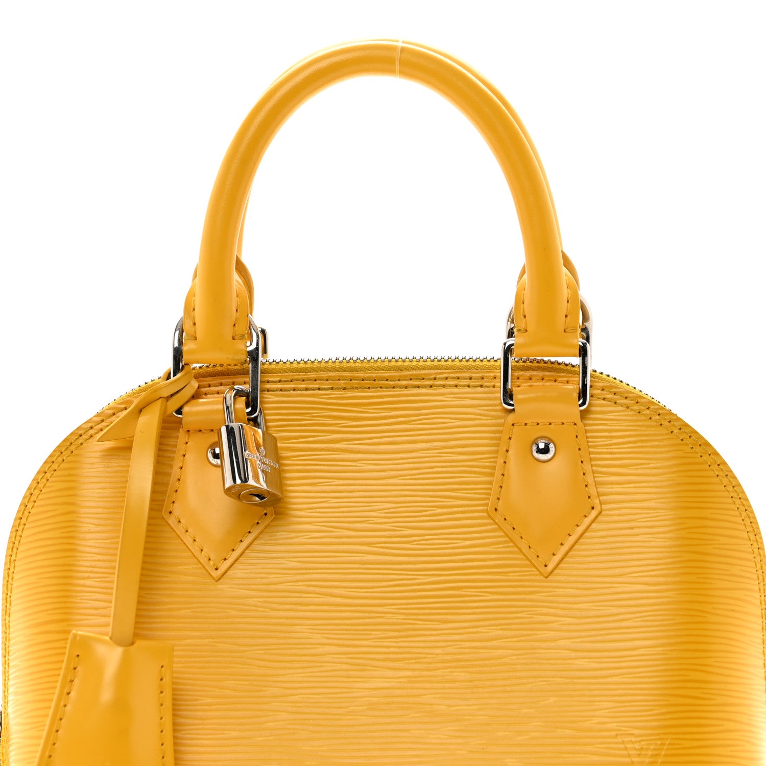 Louis Vuitton Epi Alma BB Citron 8 of 10