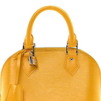 Louis Vuitton Epi Alma BB Citron 8 of 10