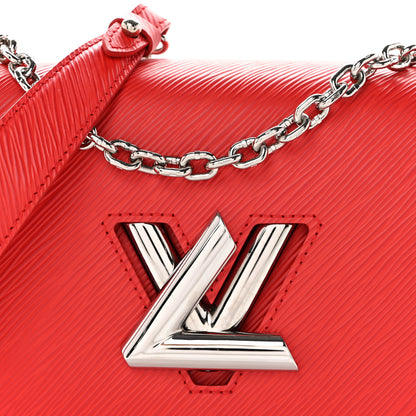 Louis Vuitton Epi Twist Shoulder Bag MM Coquelicot 7 of 9