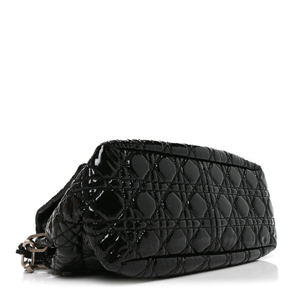 Christian Dior Patent Cannage New Lock Flap Black 3 of 9