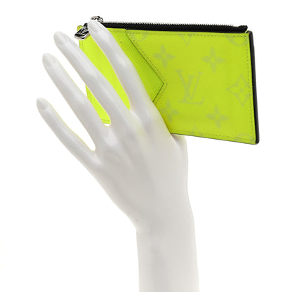 Louis Vuitton Taigarama Coin Card Holder Yellow 2 of 6