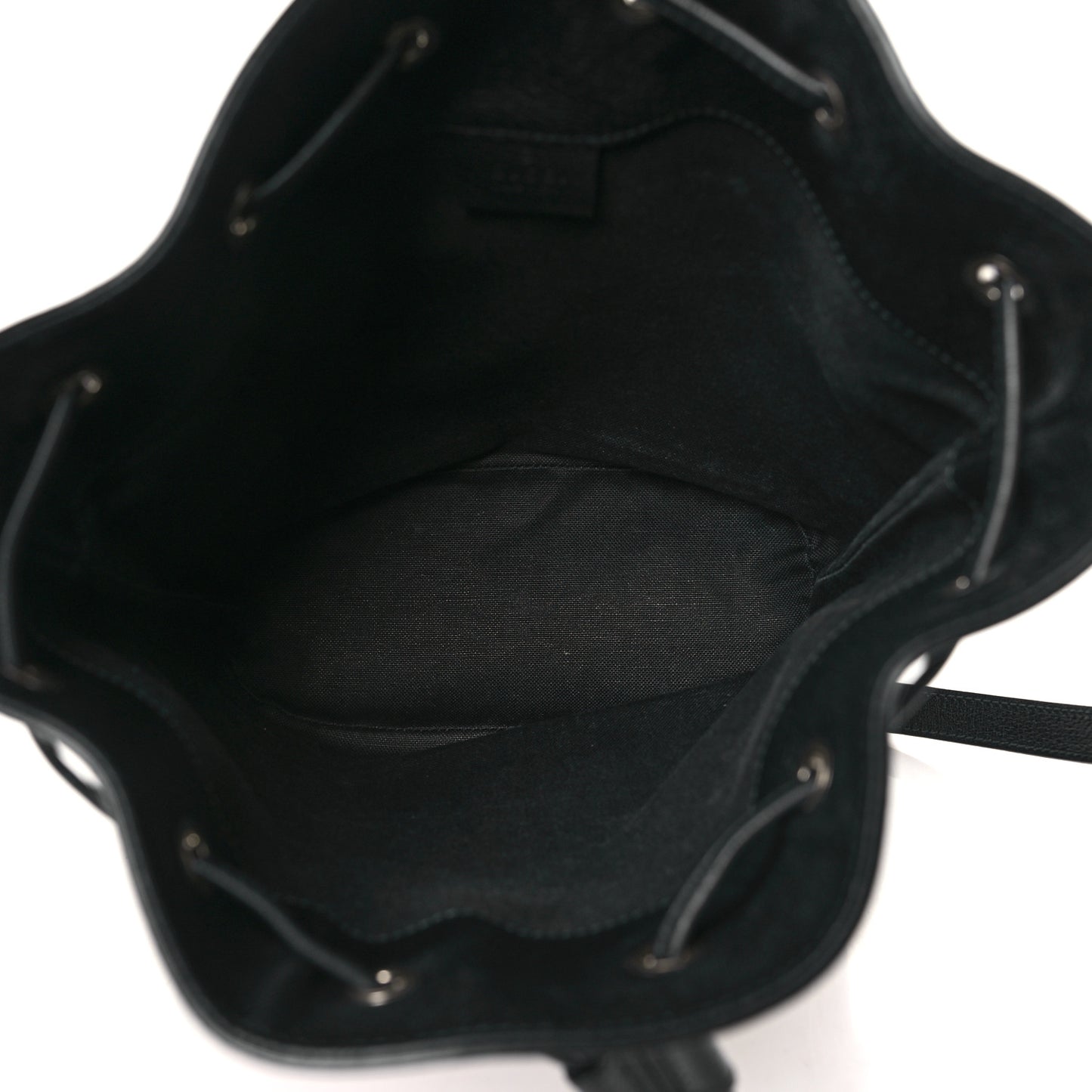 GG Supreme Monogram Psychedelic Bucket Bag Black