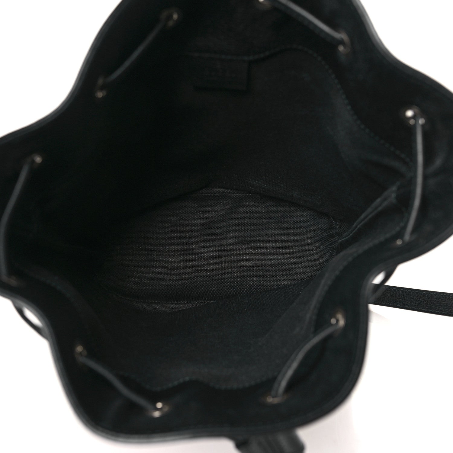 Gucci GG Supreme Monogram Psychedelic Bucket Bag Black 5 of 11