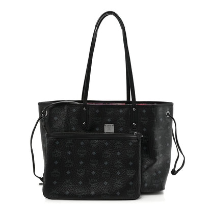 MCM Metallic Galaxy Visetos Medium Project Reversible Shopper Tote Black Multicolor 3 of 23