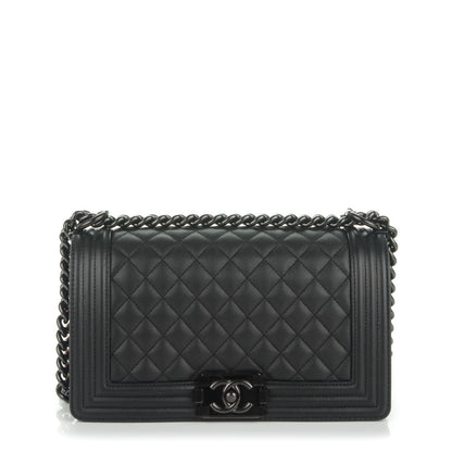 Chanel Caviar Quilted Medium Boy Flap So Black 1 of 7