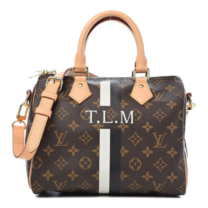 Louis Vuitton Monogram My LV Heritage Speedy Bandouliere 25 Black Ivory 1 of 9