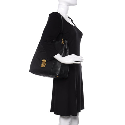 Miu Miu Vitello Daino Shoulder Bag Black 2 of 11