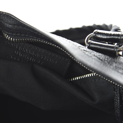 Balenciaga Chevre Silver Metallic Edge Hardware City Black 10 of 11