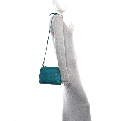 Bottega Veneta Nappa Intrecciato Nodini Crossbody Messenger Mallard 2 of 12