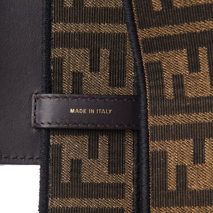 Fendi Fabric Jacquard FF 1974 Cell Pocket Strap You Tobacco Moro Black 10 of 11