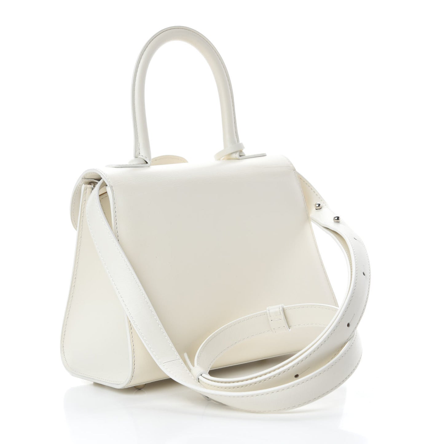 Calfskin Mini Brillant Satchel Ivory