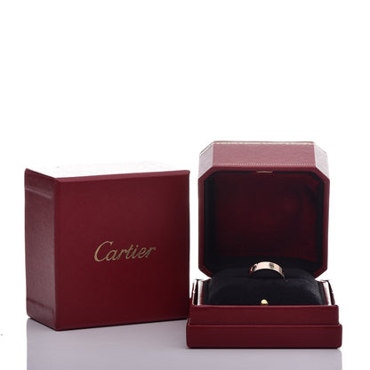 Cartier 18K Pink Gold Sapphire Garnet Amethyst 5.5mm LOVE Ring 53 6.25 5 of 5