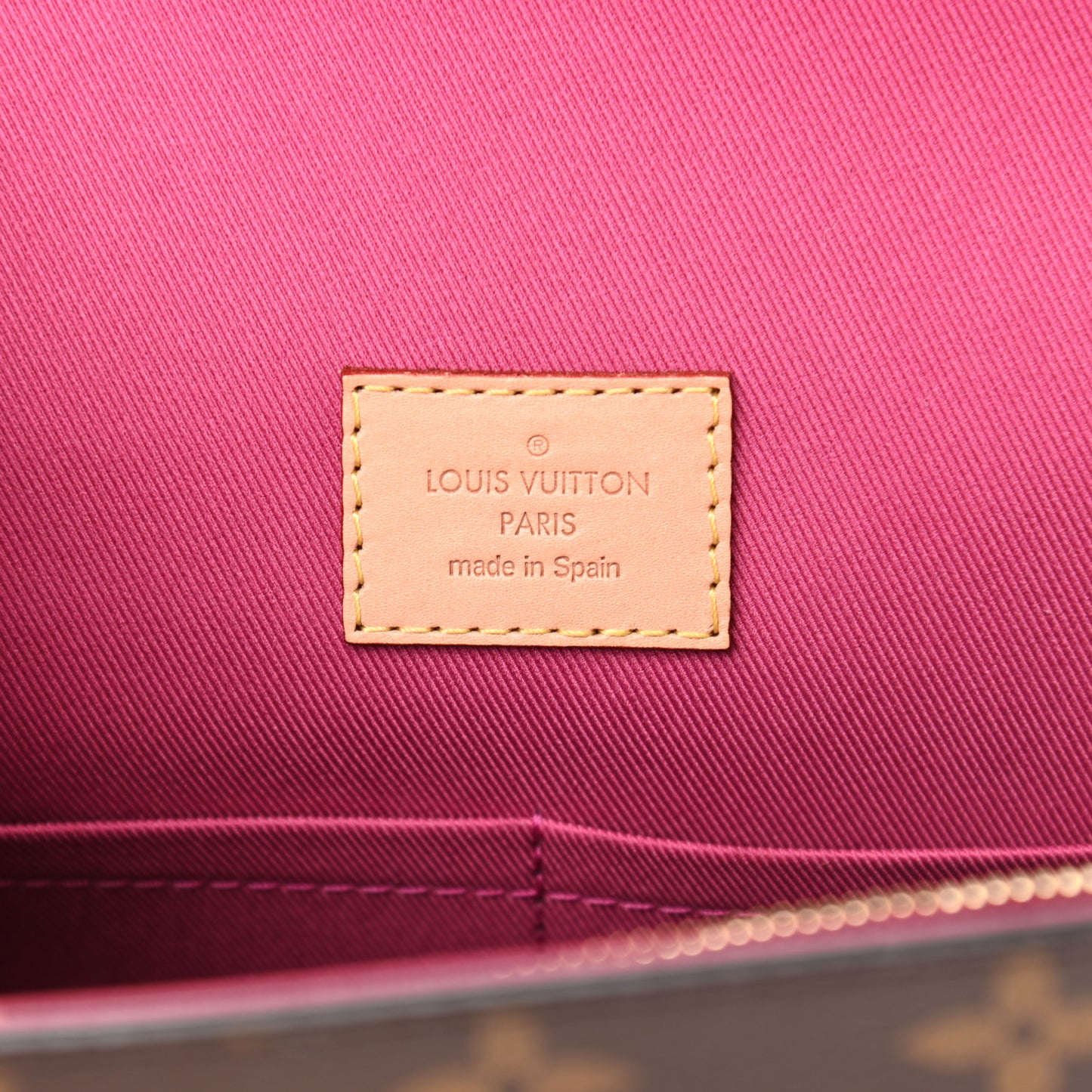 Monogram Cluny BB Bordeaux Fuchsia