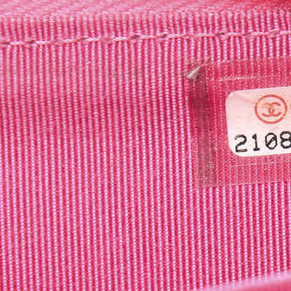 Chanel Caviar Quilted Zip Coin Purse Pink 9 of 10