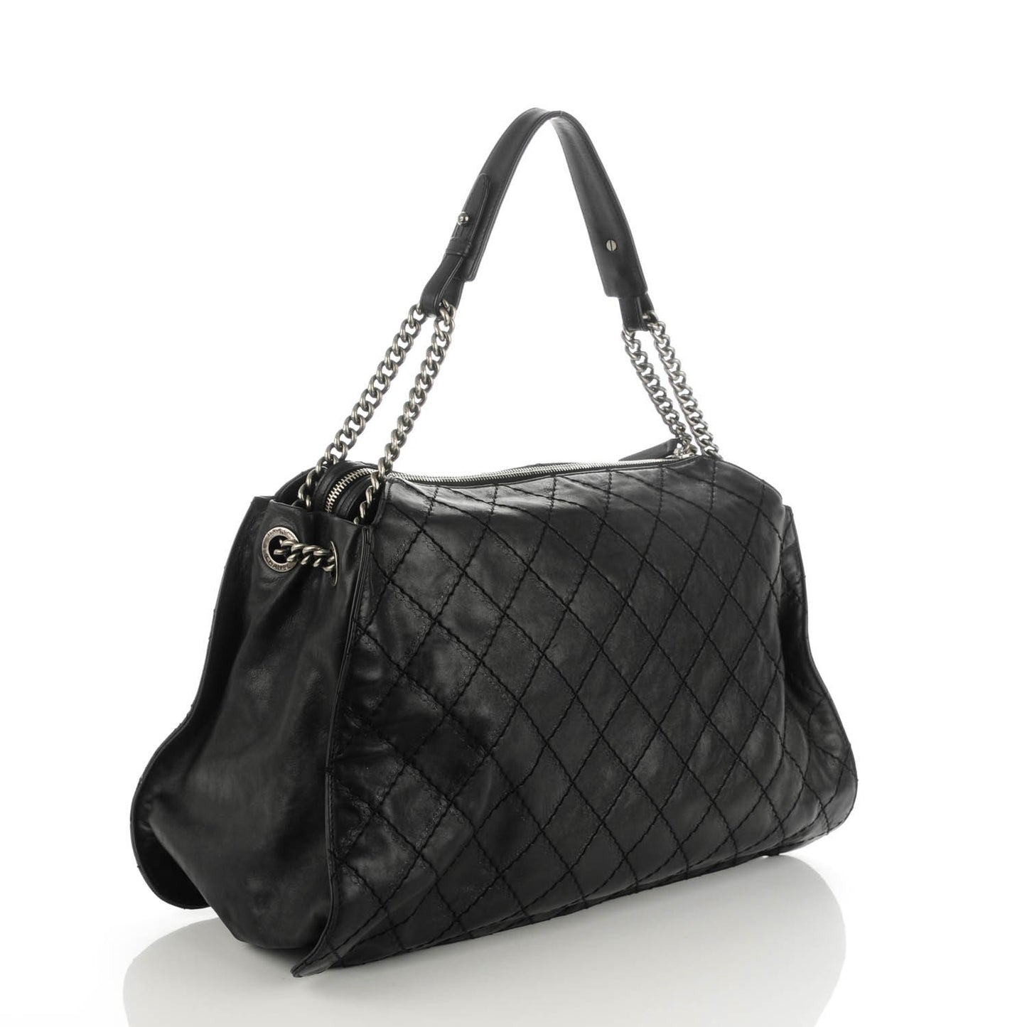 Calfskin CC Crave Tote Black