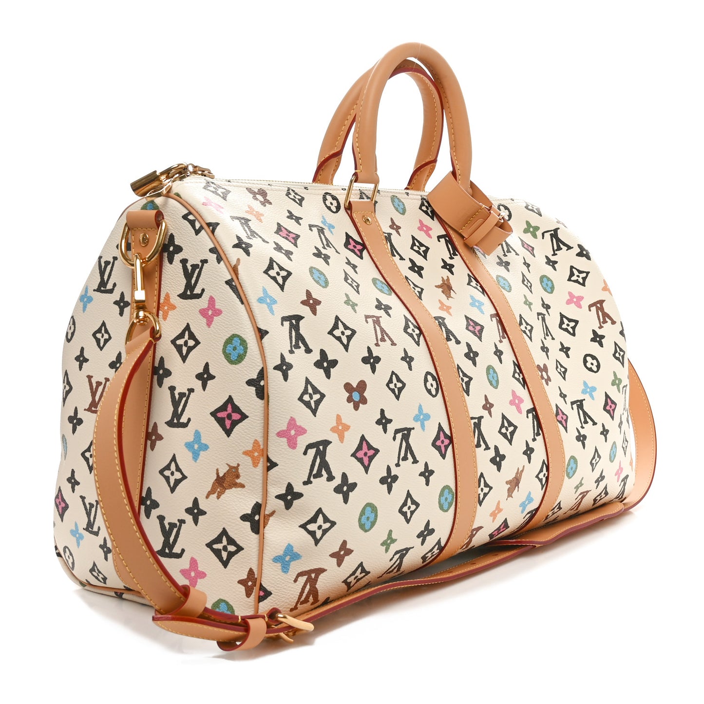 Monogram Craggy Keepall Bandouliere 45 Vanilla