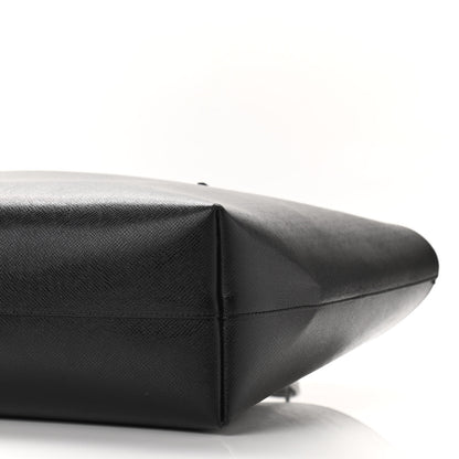 Saint Laurent Calfskin Large Shopping Tote Black 9 of 10