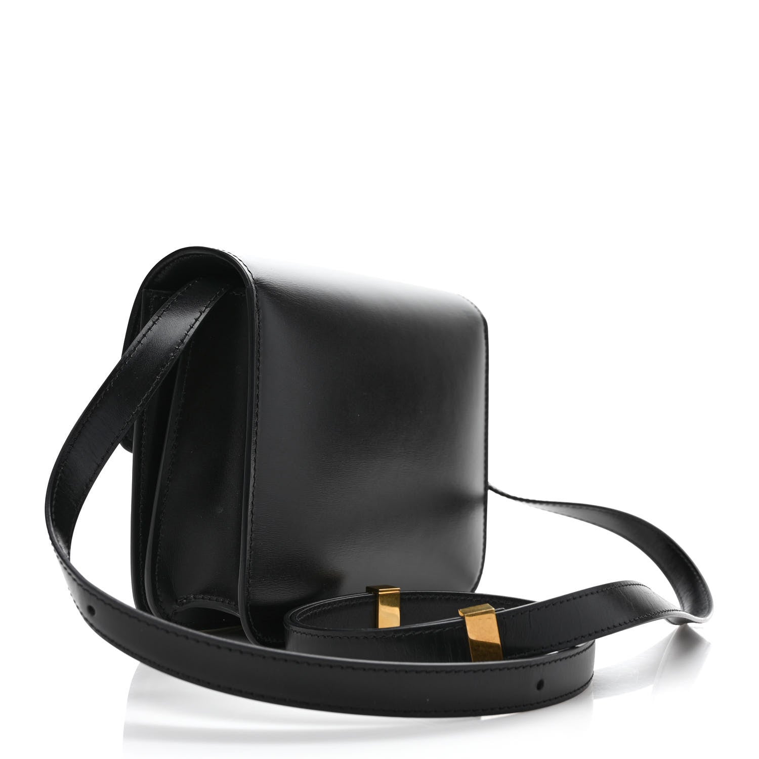Celine Box Calfskin Teen Classic Box Flap Bag Black 4 of 10