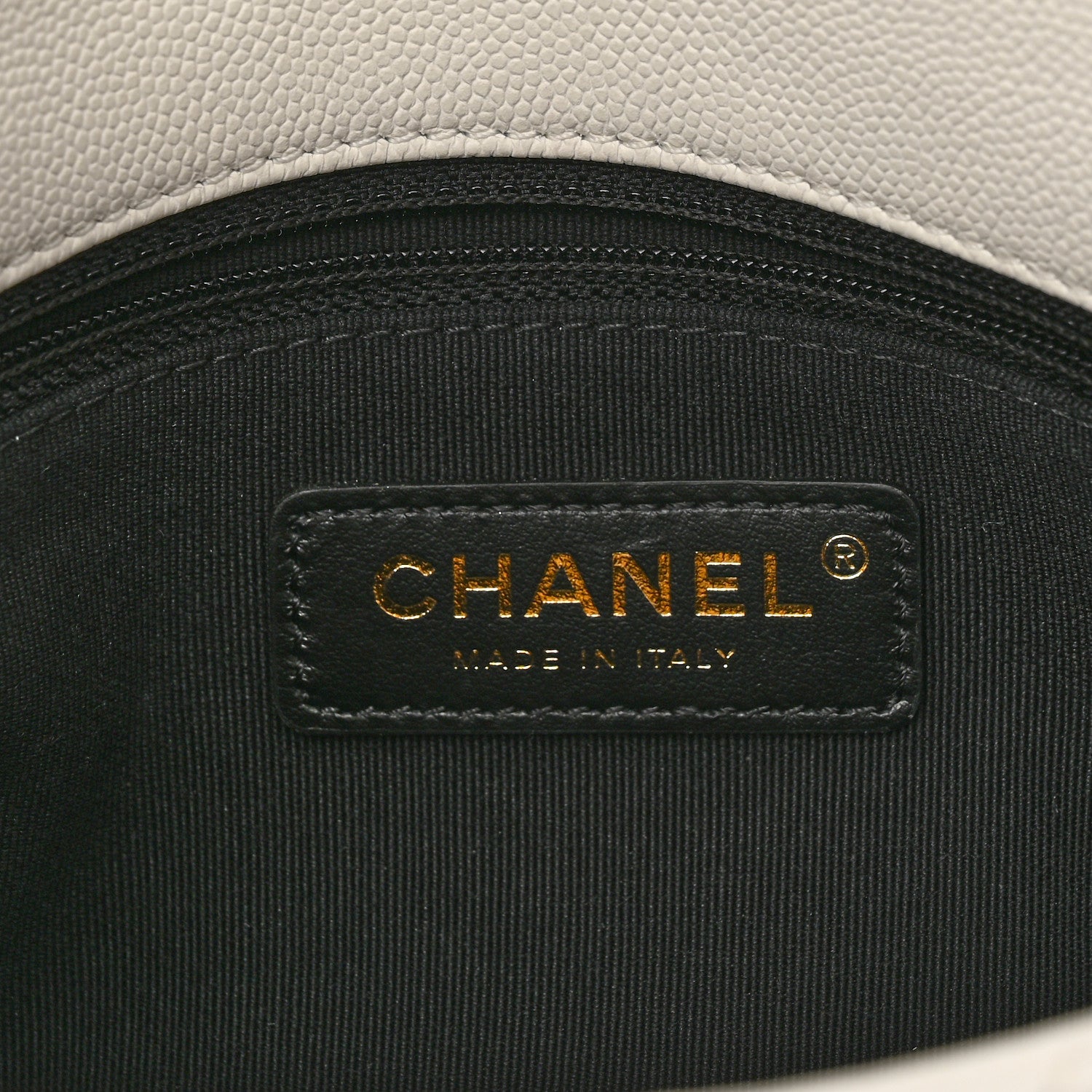 Chanel Caviar Quilted Mini CC You Flap White 5 of 9