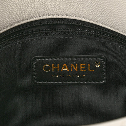 Chanel Caviar Quilted Mini CC You Flap White 5 of 9
