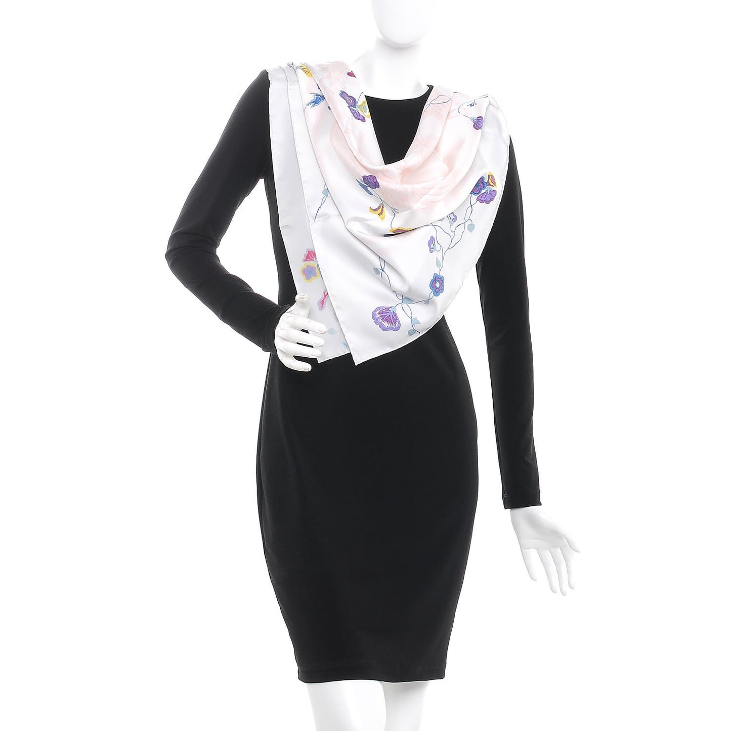 Silk Brides Fleuries Scarf 90