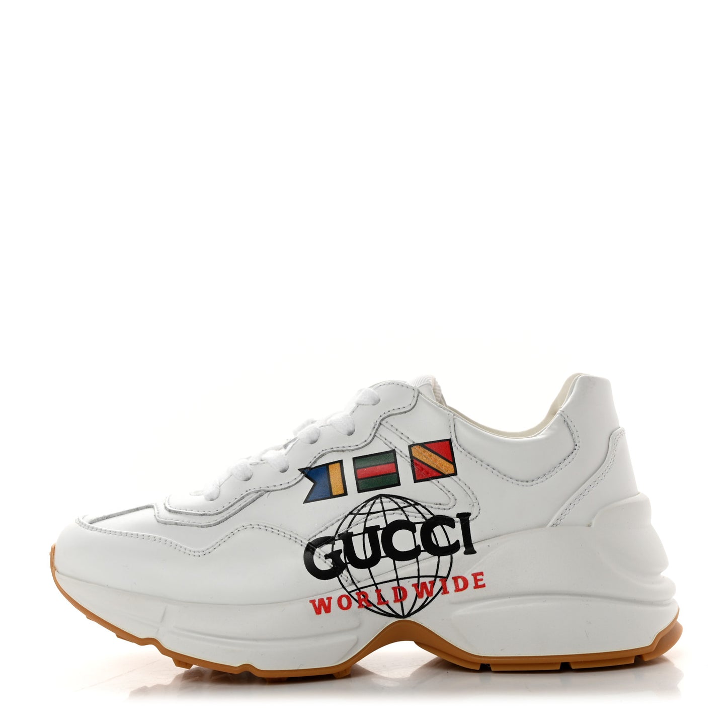 Calfskin Worldwide Womens Rhyton Sneakers 35.5 Great White