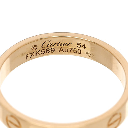 Cartier 18K Yellow Gold 3.5mm LOVE Wedding Band Ring 54 7 4 of 5