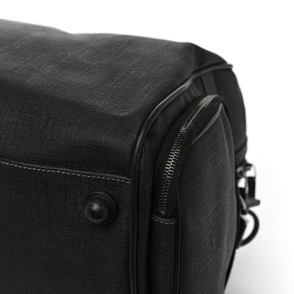 Gucci Coated Canvas Interlocking G Duffle Bag Black 10 of 16