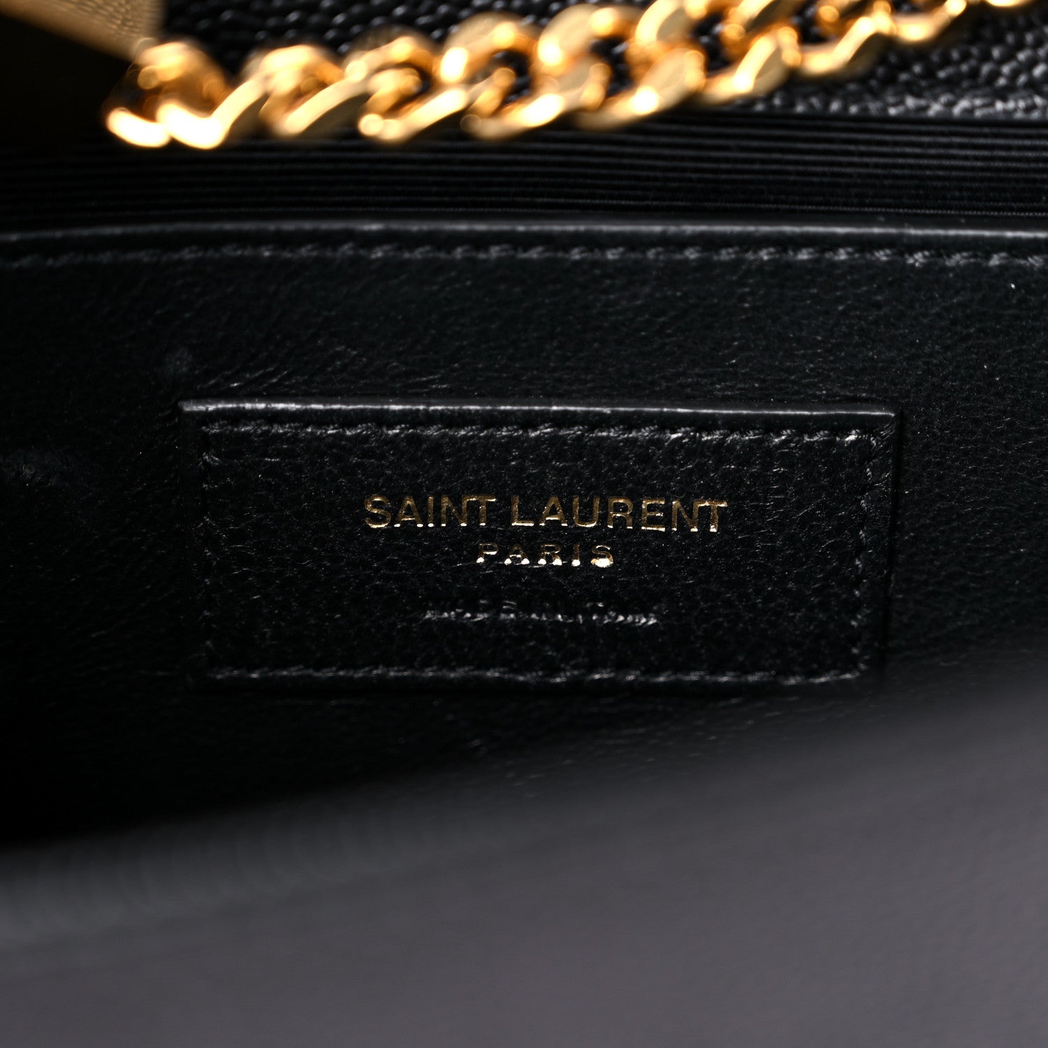 Saint Laurent Grain De Poudre Small Monogram Kate Satchel Black 5 of 12