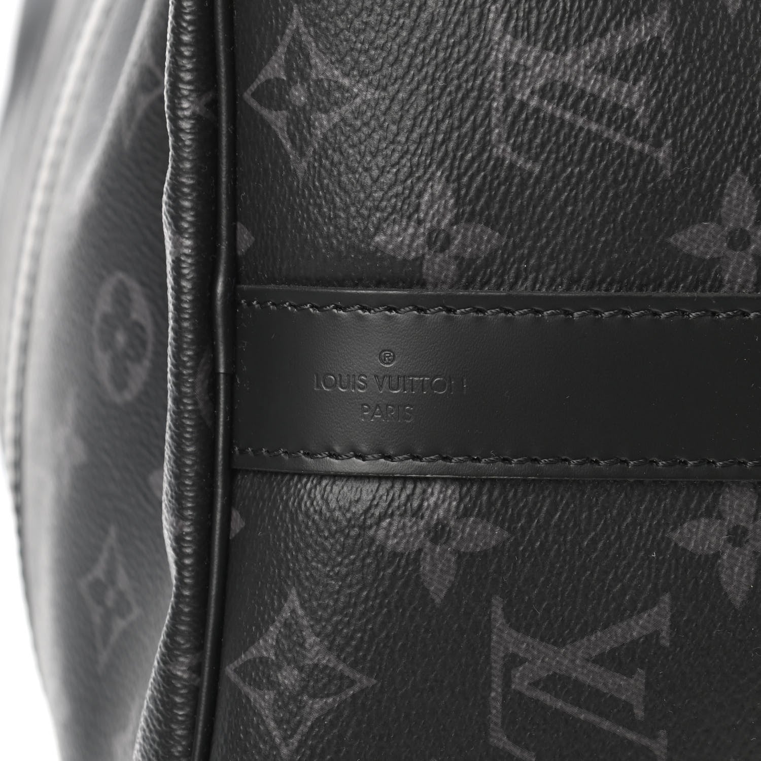 Louis Vuitton Monogram Eclipse Keepall Bandouliere 45 8 of 8