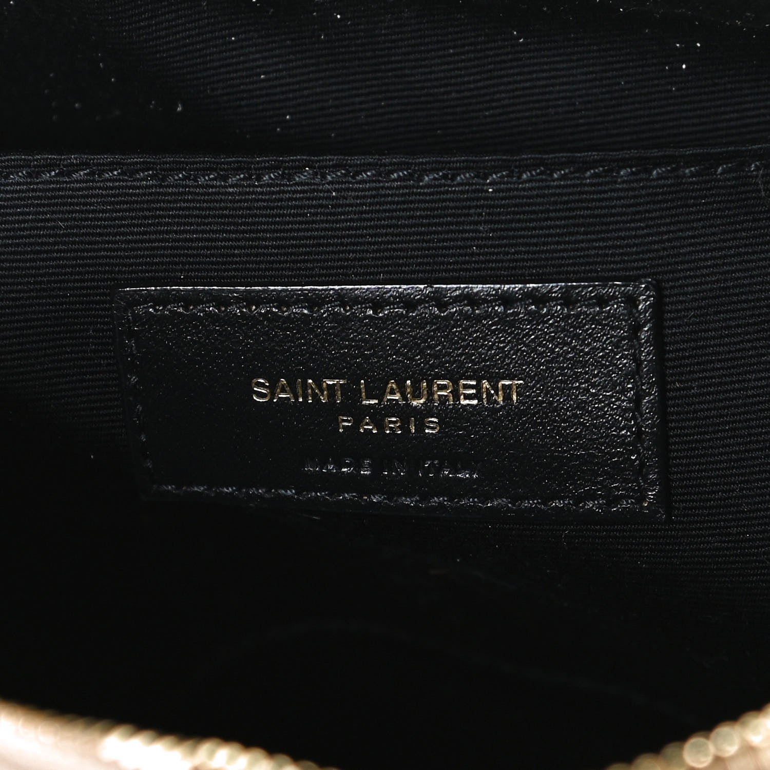 Saint Laurent Calfskin Matelasse Monogram Lou Camera Bag Dark Beige 6 of 10