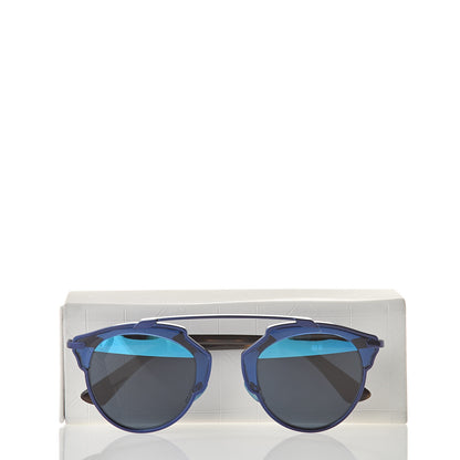 Christian Dior So Real Sunglasses Blue Havana 8 of 8