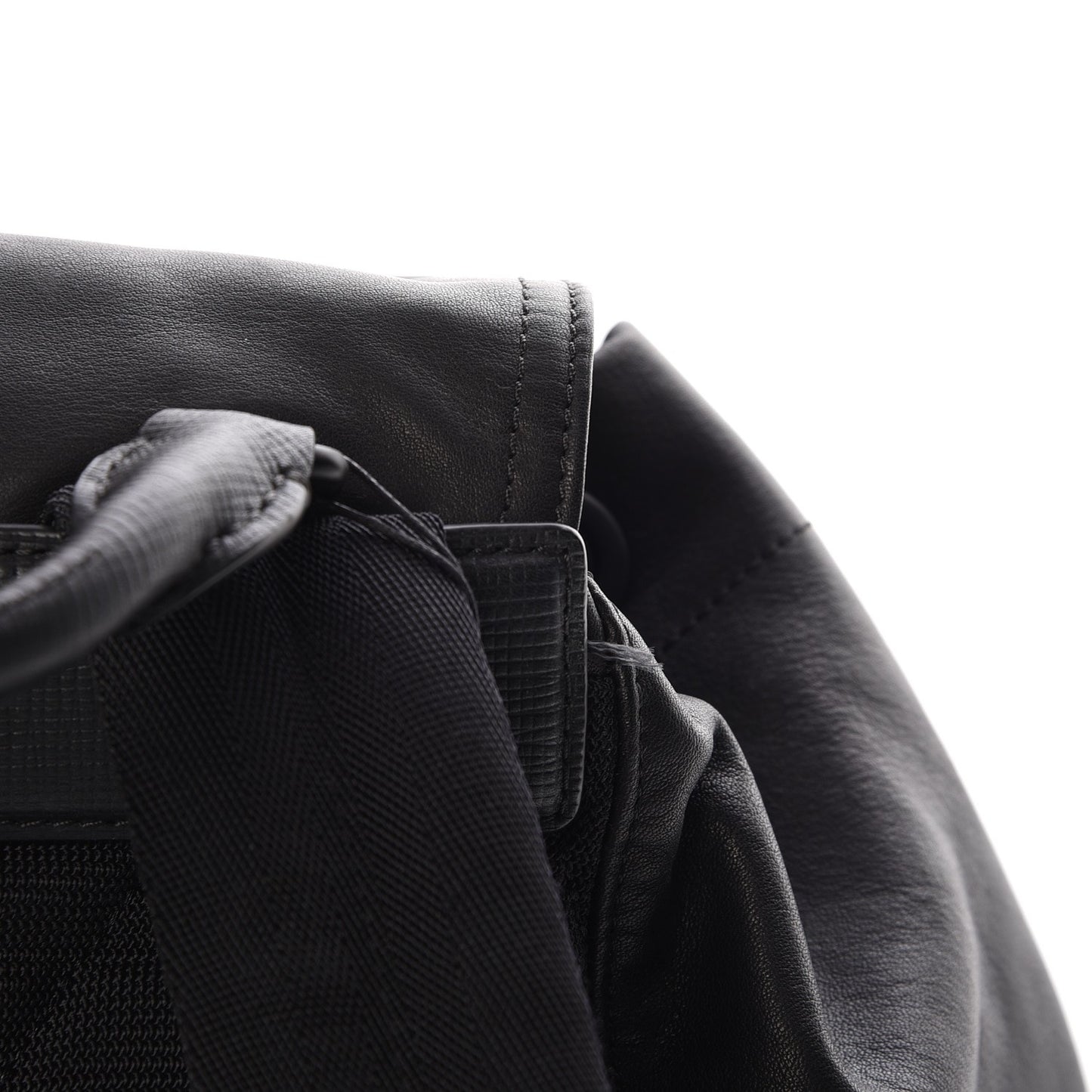 Weatherproof Leather Large Rucksack Backpack Black