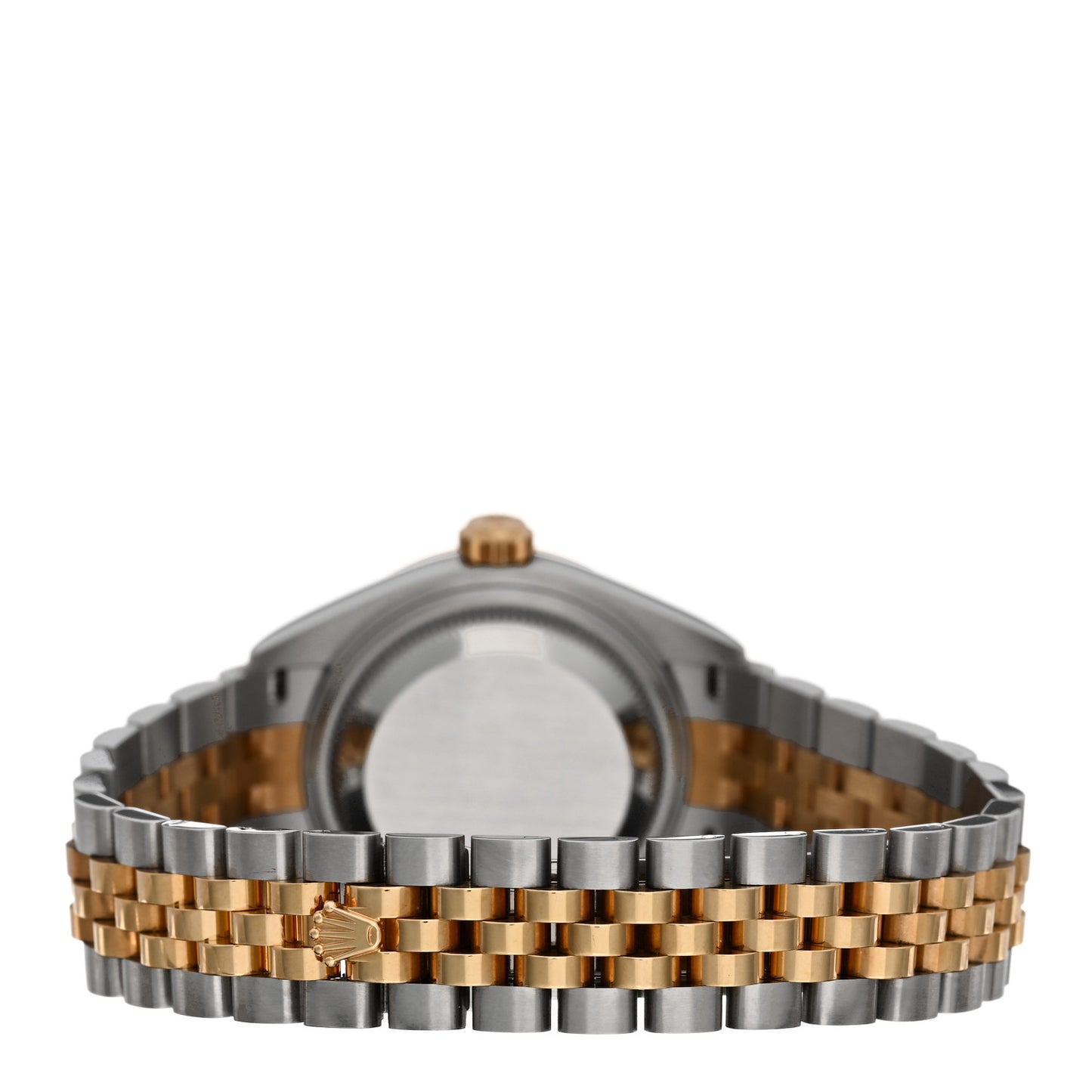 Stainless Steel 18K Yellow Gold Diamond 28mm Oyster Perpetual Datejust Watch Silver 279173