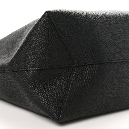 Mansur Gavriel Pebbled Calfskin Everyday Cabas Black 8 of 9