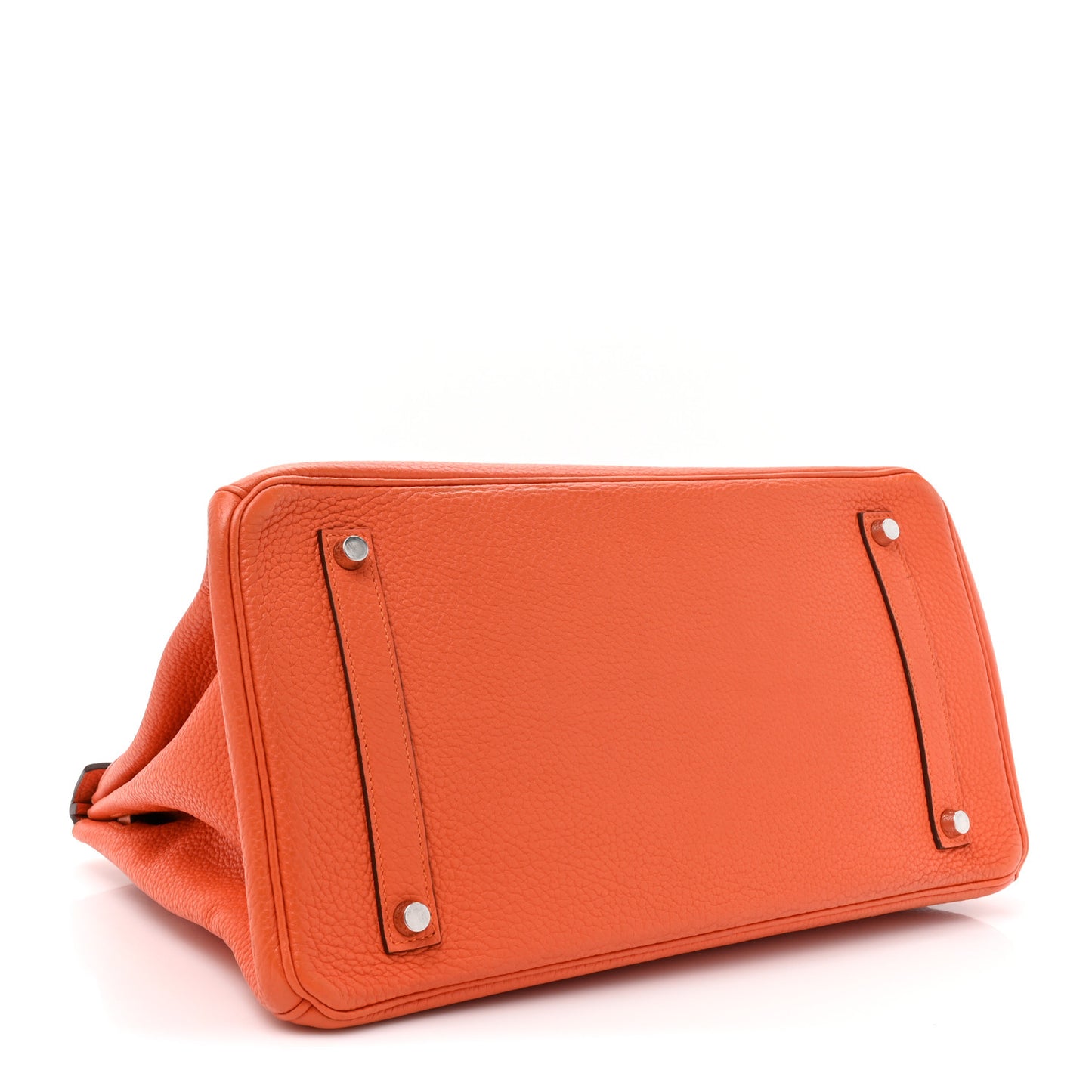 Taurillon Clemence Birkin 35 Orange