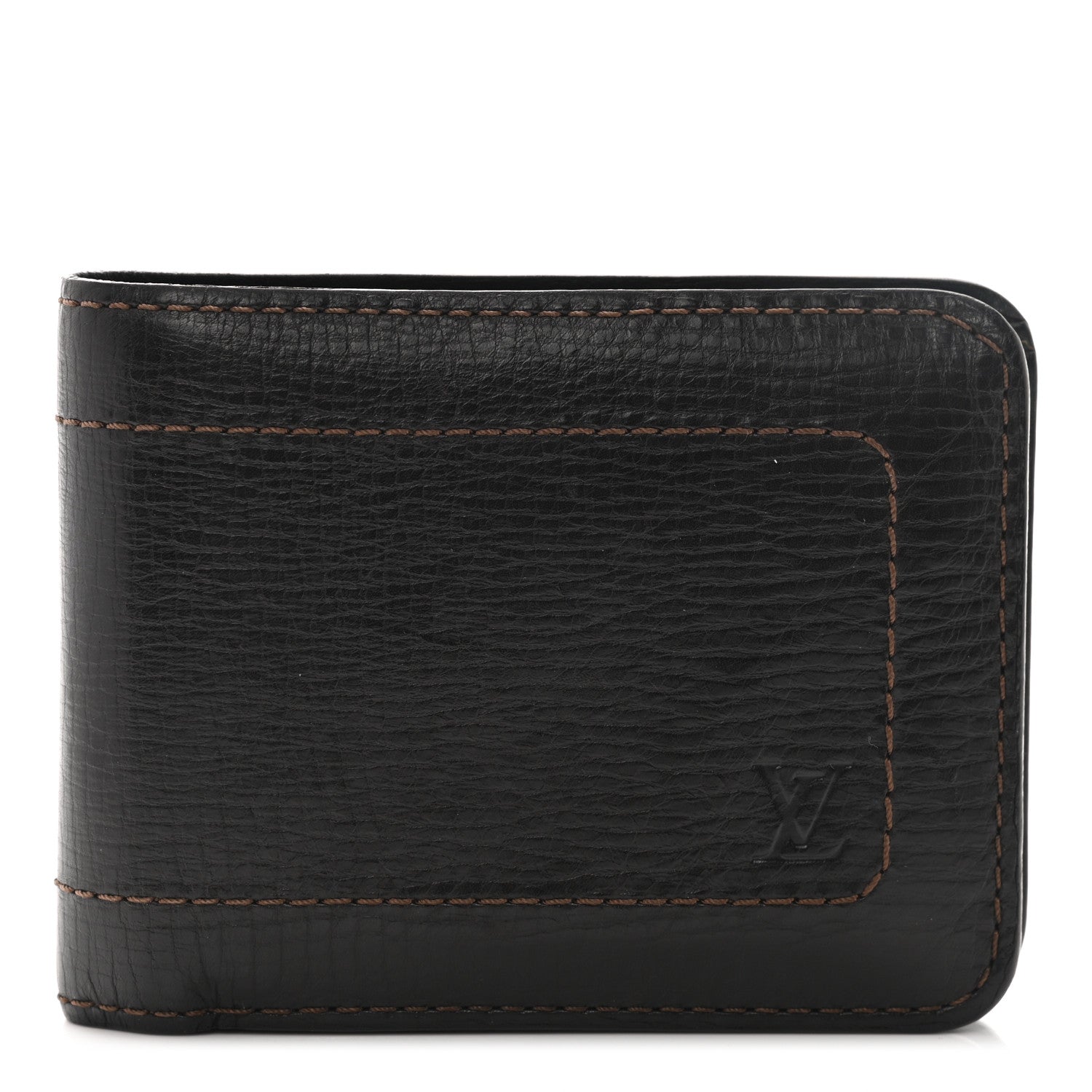 Louis Vuitton Utah 6 Cards Bill Holder Wallet Coffee 1 of 9
