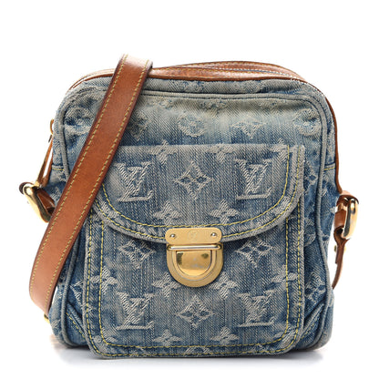 Louis Vuitton Denim Camera Bag Blue 1 of 13