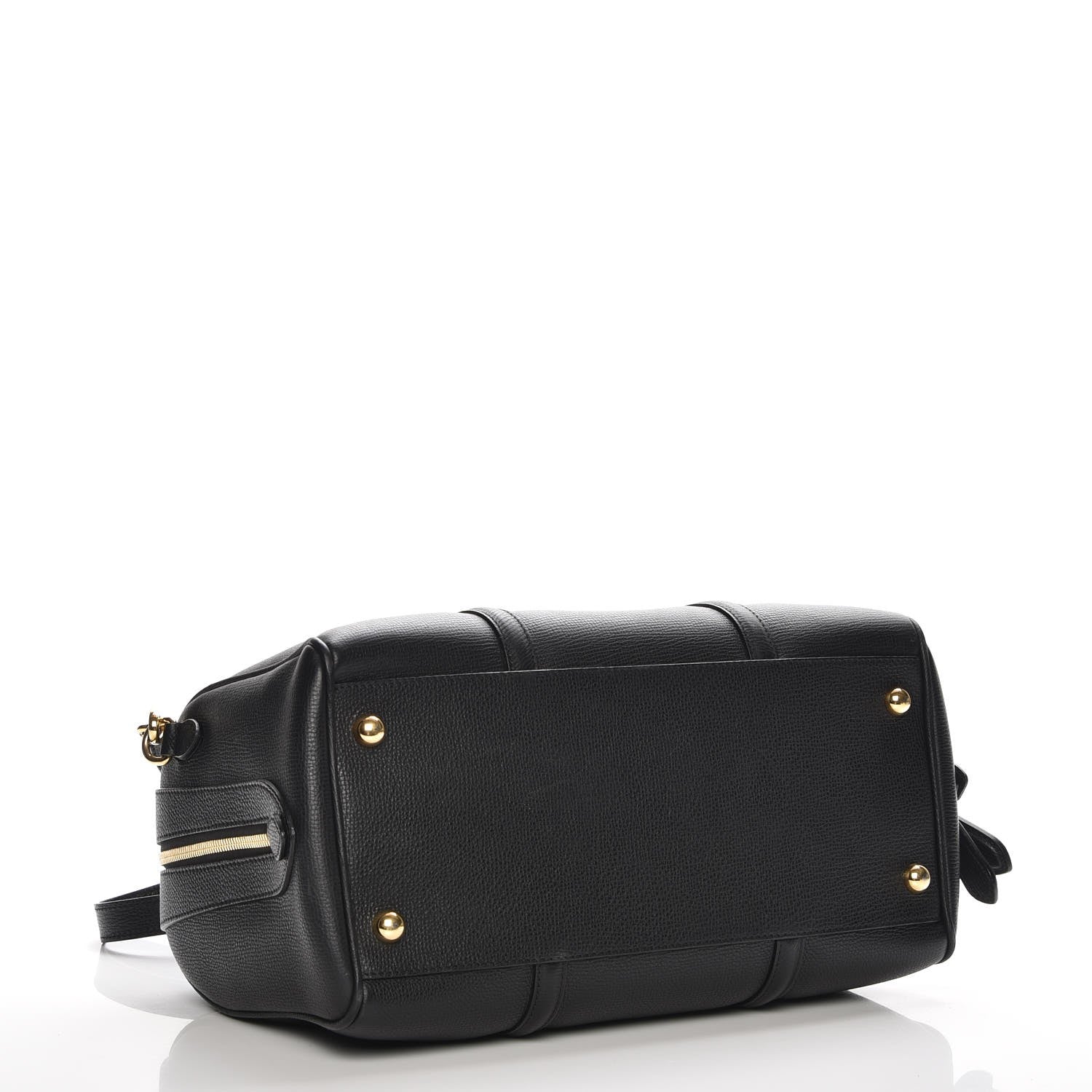 Burberry Derby Calfskin Medium Alchester Bowling Bag Black 5 of 8